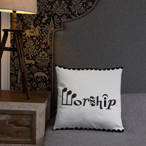 "Worship" Pillow