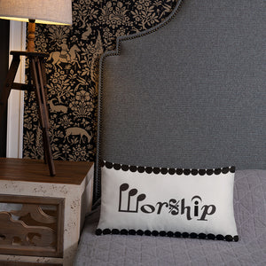 "Worship" Pillow