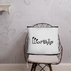 "Worship" Pillow